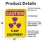 Signmission Radiation & Laser Sign, 14 in H x 10 in W, Vinyl Decal, Rectangle OS-2PACK-CR-D-1014-V-10282 - alternate 5